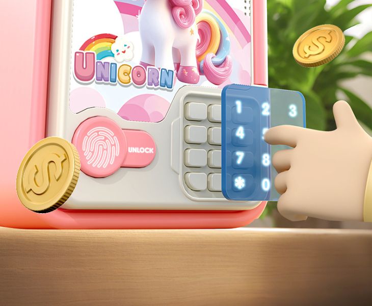 Password system for Piggy Bank