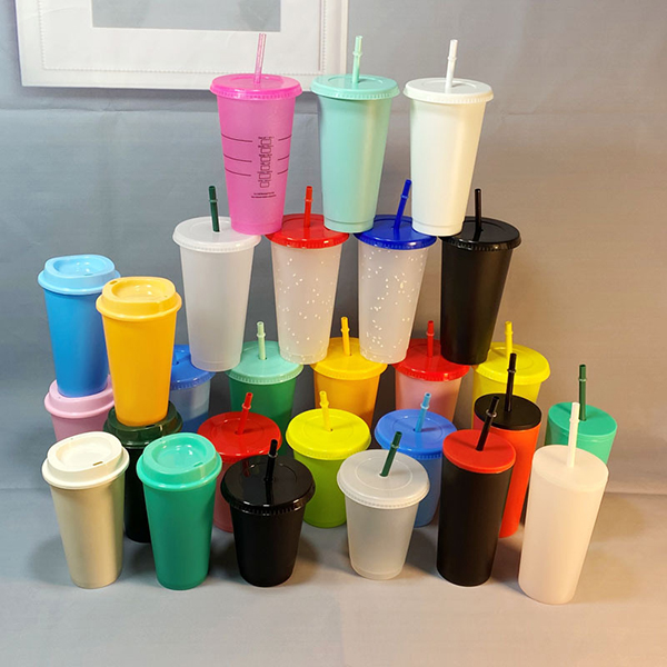 Tumblers with Straws