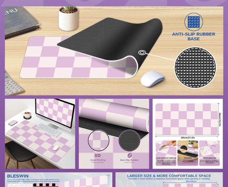 Desk Mats Product Features