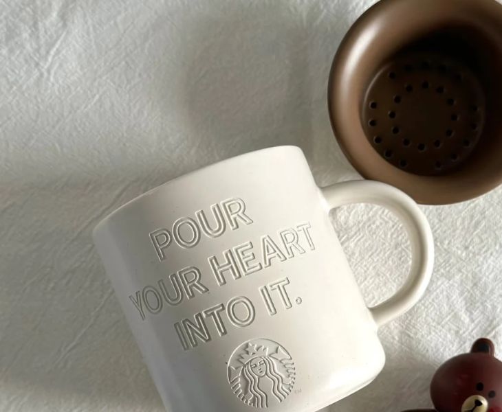 coffee mugs with company logo