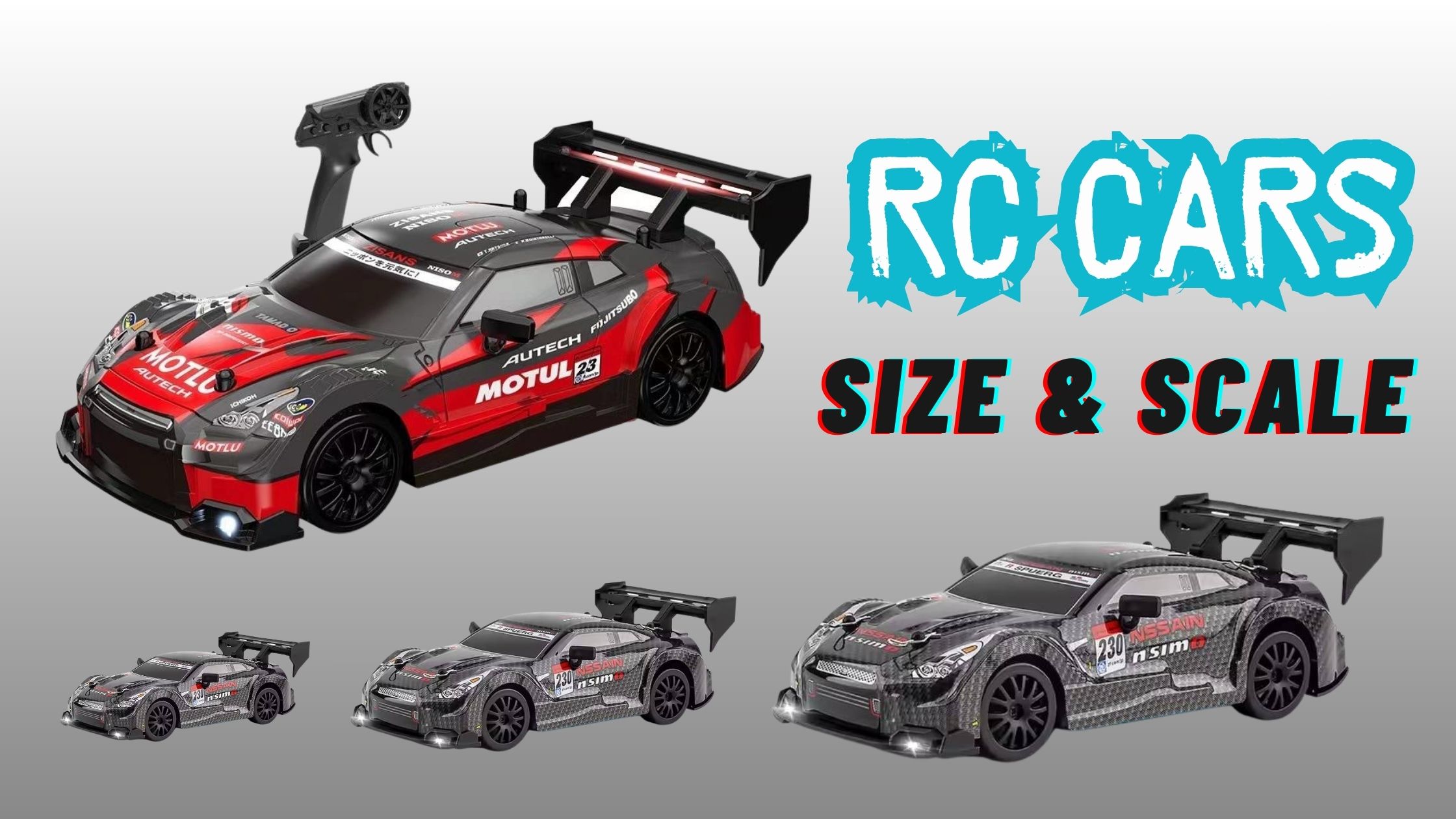 rc scale sizes