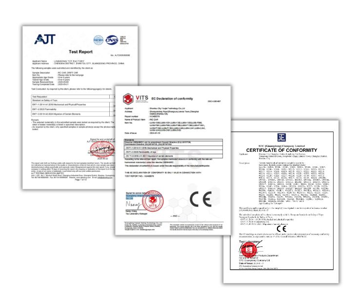 en71 certificate for toys