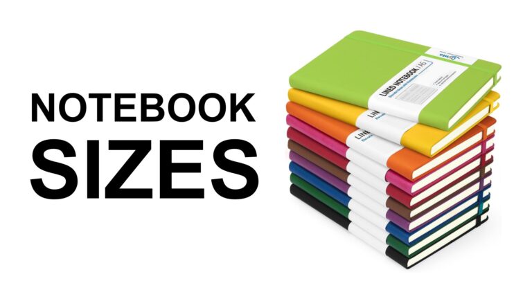Notebook Sizes