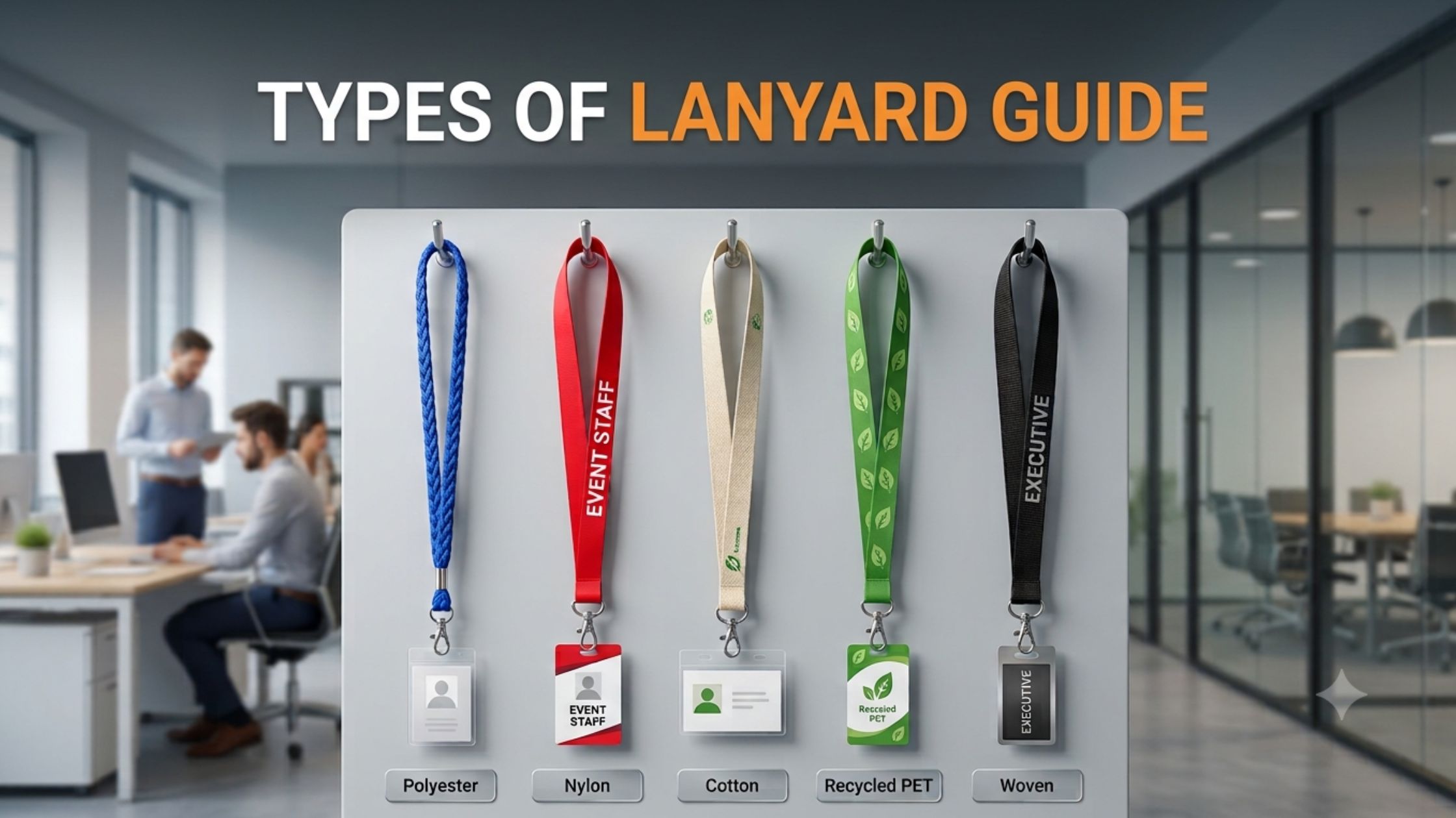 types of lanyards
