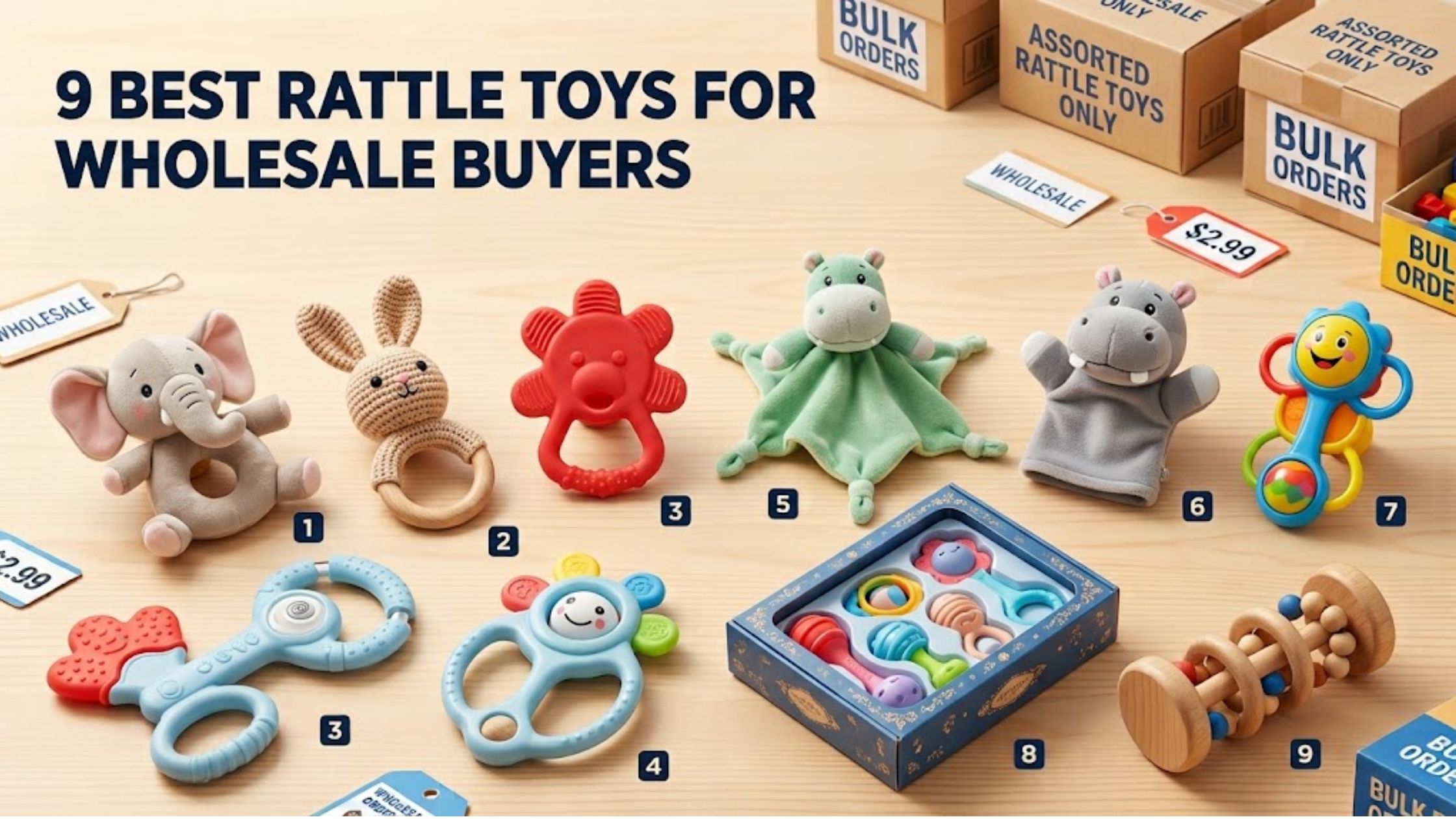 Best Rattle Toys for Wholesale
